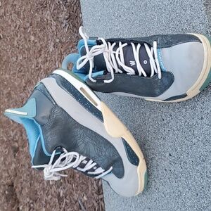 Air Jordan 311046 007 Dub Zero Wolf Grey / University Blue Men's Sz 9.5